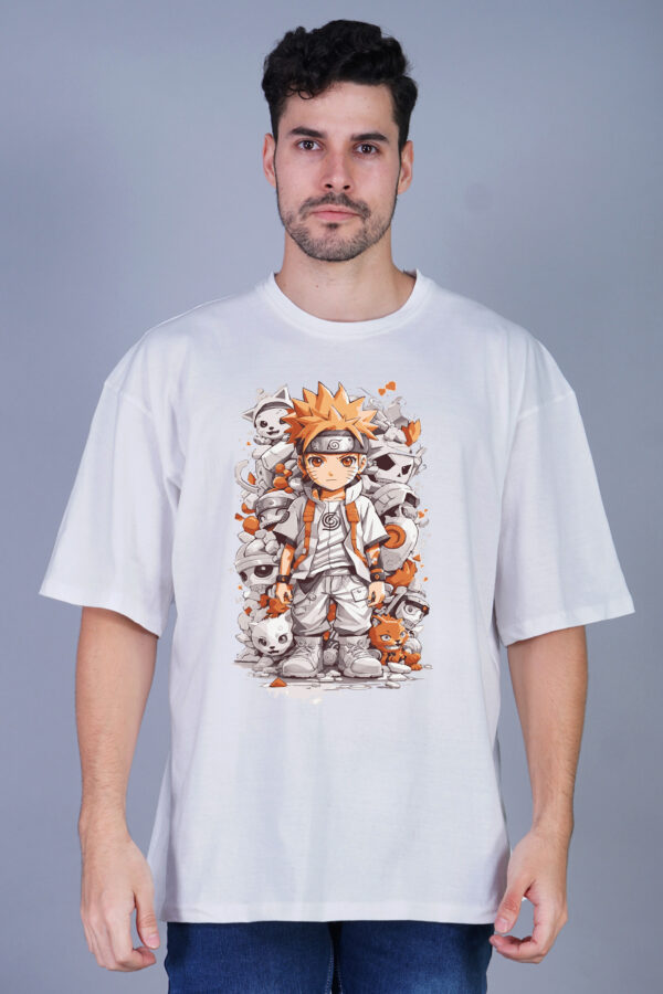 Naruto Chibi Graphic Tee - Image 2