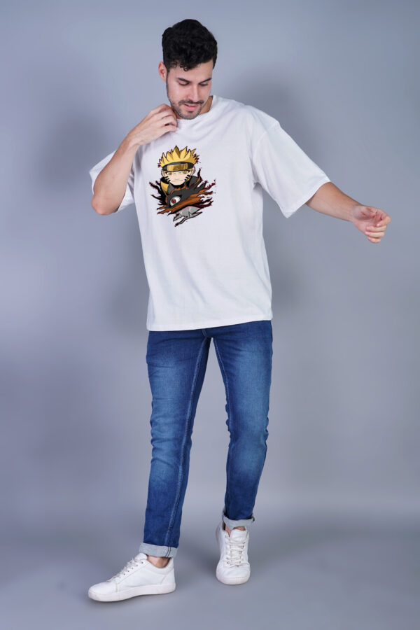 Anime Hero Oversized Tee - Image 2